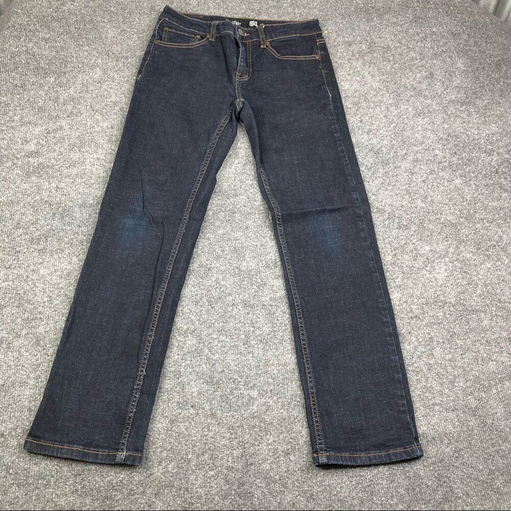 RSQ Jeans Boys Size 16 Dark Wash London Skinny Fit Denim Casual Pants